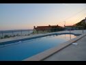 Apartmanok Saga - with swimming pool A2(2+1), A3(6+1) Lokva Rogoznica - Riviera Omis  - medence