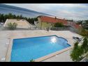 Apartmanok Saga - with swimming pool A2(2+1), A3(6+1) Lokva Rogoznica - Riviera Omis  - medence