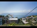 Apartmanok May - with sea view: A1(2+2), A2(6)  Marusici - Riviera Omis  - Apartman - A2(6) : balkon