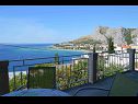 Apartmanok Iva - with beautiful view: A1(4+1) Omis - Riviera Omis  - ház