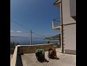 Apartmanok Iva - with beautiful view: A1(4+1) Omis - Riviera Omis  - Apartman - A1(4+1): terasz