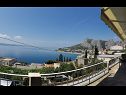Apartmanok Iva - with beautiful view: A1(4+1) Omis - Riviera Omis  - Apartman - A1(4+1): a terasz kilátása