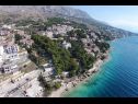 Apartmanok Branka - at the beach: A1(4), SA2(2) Stanici - Riviera Omis  - részlet
