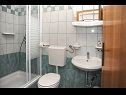 Apartmanok BRANO - with swimming pool A9(8+2), A10(4+2), SA11(5), SA12(5) Novalja - Pag sziget  - Apartmanstudió - SA12(5): fürdőszoba toalettel