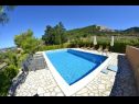  Irena - with private pool: A1(4) Banjol - Rab sziget  - medence