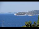 Házak a pihenésre Filippo - with pool : H(8+2) Bilo - Riviera  Sibenik  - Horvátország  - H(8+2): kilátás a tengerre