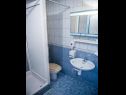 Apartmanok Zdrave - with parking; SA1(2+1), SA2(2+1), A3(4+1), A4(3+2) Rogoznica - Riviera  Sibenik  - Apartmanstudió - SA2(2+1): fürdőszoba toalettel