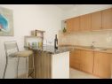 Apartmanok Slava - cosy apartments for 2 person: A5 - crni (2), A4 - zeleni (2) Vodice - Riviera  Sibenik  - Apartman - A4 - zeleni (2): konyha