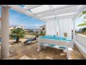 Apartmanok Big blue - terrace lounge: A1(4) Vodice - Riviera  Sibenik  - kerti terasz