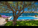 Házak a pihenésre Lucmar - swimming pool and sea view H(8+2) Zatoglav - Riviera  Sibenik  - Horvátország  - medence
