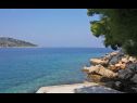 Apartmanok Primo - sea view: A1(2+1), A2(4), A3(4), A4(3+1) Öböl Banje (Rogac) - Solta sziget  - Horvátország  - strand