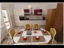 Apartmanok Ivan - modern: A1(6+2) Kastel Luksic - Riviera Split  - Apartman - A1(6+2): konyha ebédlővel