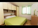 Apartmanok Mare - 30 m from pebble beach: SA1(2), SA2(2), A3(4), A4(4), A5(8) Seget Vranjica - Riviera Trogir  - Apartman - A4(4): hálószoba
