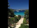Apartmanok Jak - 10m from the sea: A(4+2) Sevid - Riviera Trogir  - kilátás a tengerre (ház és környéke)