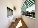 Apartmanok Kaza - 50m from the beach with parking: A1(2), A2(2), A3(6) Trogir - Riviera Trogir  - Apartman - A1(2): balkon