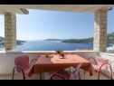 Apartmanok Ante - perfect sea view: A1(2+2), A2(2+2) Vinisce - Riviera Trogir  - Apartman - A1(2+2): terasz