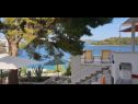 Apartmanok Natad - sea view : A1(4) Vinisce - Riviera Trogir  - terasz
