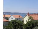 Apartmanok Zvone - 100 m from sea: A1(4+1), A2(4+1) Bibinje - Riviera Zadar  - Apartman - A1(4+1): kilátás a tengerre