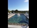 Apartmanok Pool - swimming pool and grill A1(2+1), SA2(2), A4(2) Bibinje - Riviera Zadar  - Apartmanstudió - SA2(2): medence