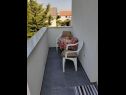 Apartmanok Jasmina - with balcony and free parking: A1(2+2) Nin - Riviera Zadar  - Apartman - A1(2+2): balkon