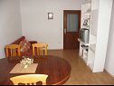 Apartmanok Pupa - nice family apartments: A1 Dora(4+1), A2 Mihael(4+1), A3 Tea(2+1) Petrcane - Riviera Zadar  - Apartman - A3 Tea(2+1): ebédlő