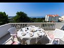 Apartmanok Pupa - nice family apartments: A1 Dora(4+1), A2 Mihael(4+1), A3 Tea(2+1) Petrcane - Riviera Zadar  - Apartman - A1 Dora(4+1): balkon