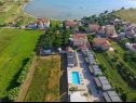 Apartmanok Ani - with pool : SA4(2), A5(2+2), A6(2+2) Privlaka - Riviera Zadar  - kilátás a tengerre