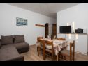 Apartmanok Armitage - family friendly: A1(4), A2(4+1), A3(2+1), A4(2+1), A5(2+1) Privlaka - Riviera Zadar  - Apartman - A2(4+1): ebédlő