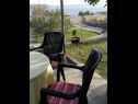 Apartmanok JoPek - sea view; SA1(2+1) Rtina - Riviera Zadar  - Apartmanstudió - SA1(2+1): terasz