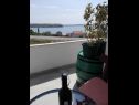 Apartmanok Markas - pet friendly: A1 Bella vista 1 (4+1), A2 - Bella vista 2 (2+2) Rtina - Riviera Zadar  - kilátás (ház és környéke)