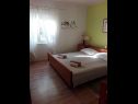 Apartmanok Markas - pet friendly: A1 Bella vista 1 (4+1), A2 - Bella vista 2 (2+2) Rtina - Riviera Zadar  - Apartman - A1 Bella vista 1 (4+1): hálószoba