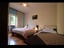 Apartmanok Mirja - 130 m from sea: A1(8+1) Starigrad-Paklenica - Riviera Zadar  - Apartman - A1(8+1): hálószoba