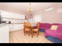 Apartmanok Dama - 10 m from beach: A1(6+1) Sukosan - Riviera Zadar  - Apartman - A1(6+1): konyha ebédlővel
