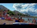 Házak a pihenésre Anamaria - sea and mountain view: H(3+2) Vinjerac - Riviera Zadar  - Horvátország  - strand