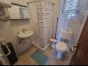 Apartmanok Rising Sun A1(2+2), A2(2+2), A3(2+2) Vir - Riviera Zadar  - Apartman - A1(2+2): fürdőszoba toalettel