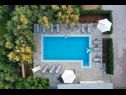 Házak a pihenésre Villa Milka - heated pool: H(12) Sveti Filip i Jakov - Riviera Biograd  - Horvátország  - medence