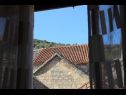 Házak a pihenésre Tončica - quiet place: H(5+3) Dol (Brac) - Brac sziget  - Horvátország  - H(5+3): ablakkilátás (ház és környéke)