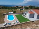 Házak a pihenésre Nane Garden - house with pool : H(4+1) Mirca - Brac sziget  - Horvátország  - kilátás