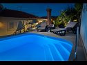 Házak a pihenésre Andre - swimming pool H(6+2) Nerezisca - Brac sziget  - Horvátország  - medence