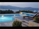 Házak a pihenésre Ita - with pool and view: H(4+1) Postira - Brac sziget  - Horvátország  - kilátás a tengerre