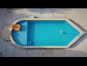 Házak a pihenésre Nave - private pool: H(4+1) Postira - Brac sziget  - Horvátország  - medence