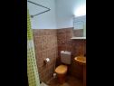 Apartmanok Vig - 60 m from beach: A1(5), A2(4) Povlja - Brac sziget  - Apartman - A1(5): fürdőszoba toalettel