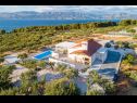 Házak a pihenésre Margita - luxury with private pool: H(6) Splitska - Brac sziget  - Horvátország  - ház