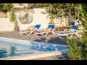 Házak a pihenésre Margita - luxury with private pool: H(6) Splitska - Brac sziget  - Horvátország  - medence
