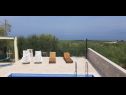 Házak a pihenésre Mario - with pool & sea view: H(4+2) Supetar - Brac sziget  - Horvátország  - medence