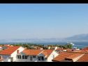 Apartmanok Lucia - terrace with sea view : A1(4+1), A2(4+1) Supetar - Brac sziget  - Apartman - A2(4+1): a terasz kilátása