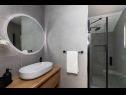 Apartmanok L&R - with pool: A1(4) Supetar - Brac sziget  - Apartman - A1(4): fürdőszoba toalettel