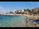 Apartmanok Lilac - 100m from pebble beach : A1(7) Arbanija - Ciovo sziget  - strand