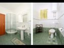 Apartmanok Sima - 100m from beach: A1(4+1), A2(2+2), A3(4+2), A4 (2+2) Mastrinka - Ciovo sziget  - Apartman - A4 (2+2): fürdőszoba toalettel