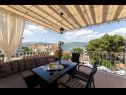 Apartmanok Nick - jacuzzi & seaview: A1(4+1) Mastrinka - Ciovo sziget  - ház